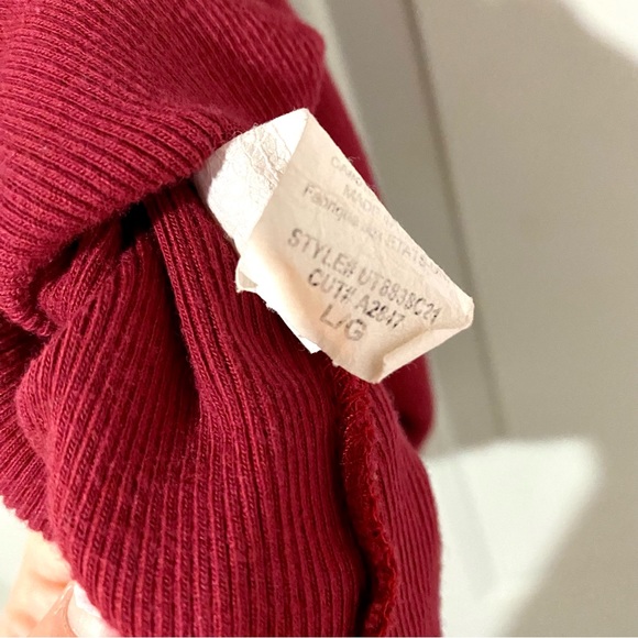 Weather Vane Dark Red Gold Glitter Camisole Sz Large - Picture 6 of 6